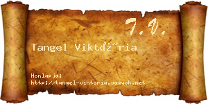 Tangel Viktória névjegykártya